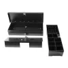 Elektroniskā kases atvilktne Olympia HS-170 Steel Black 460x170x100mm