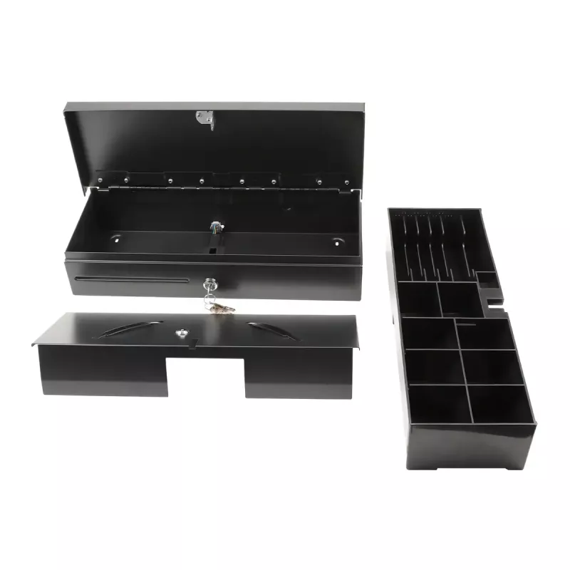 Elektroniskā kases atvilktne Olympia HS-170 Steel Black 460x170x100mm