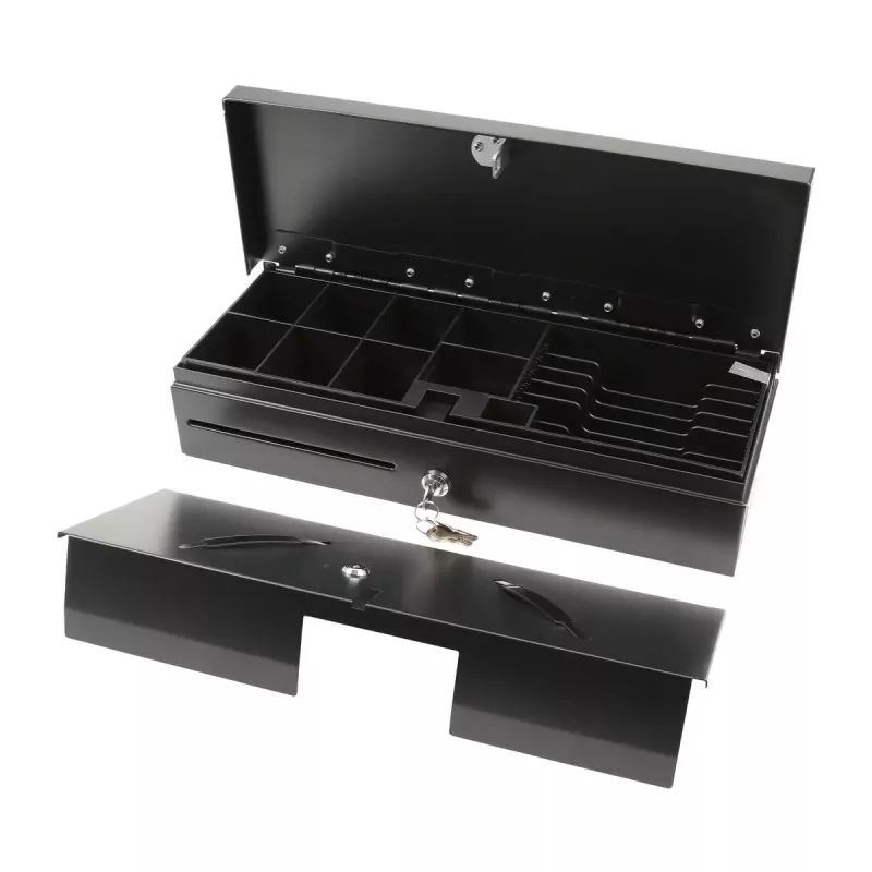 Elektroniskā kases atvilktne Olympia HS-170 Steel Black 460x170x100mm