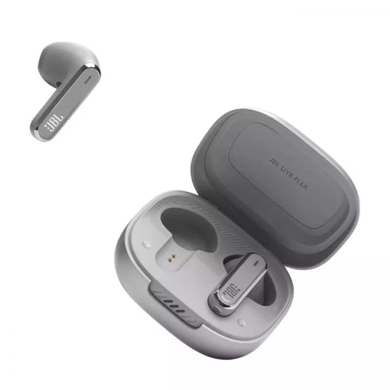 JBL LIVE FLEX Bezvadu Austiņas Iekšauss Zvanu/Mūzikas Bluetooth Sudraba