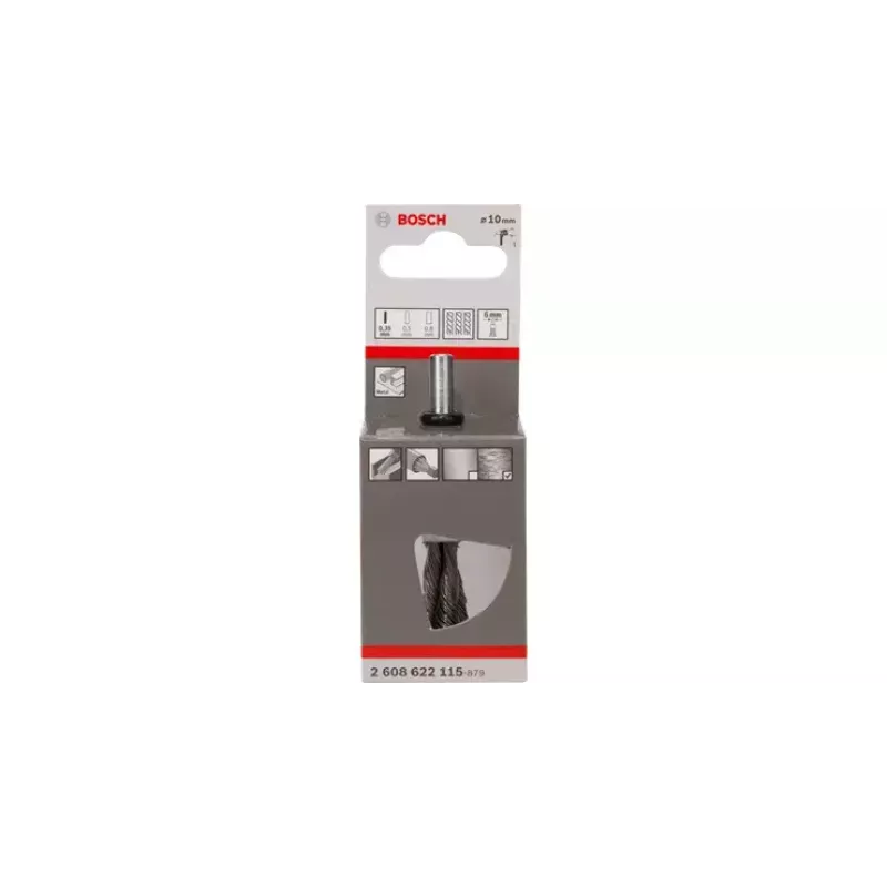 Stiepļu suka Bosch zīmuļveida mezglota stieple diametrs 1 cm
