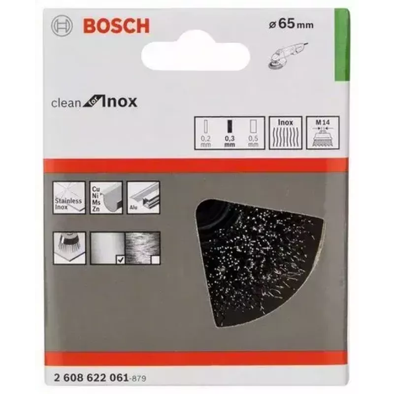 Kausa suka Bosch 2 608 622 061 Diametrs 6.5 cm Stieples biezums 0,3 mm