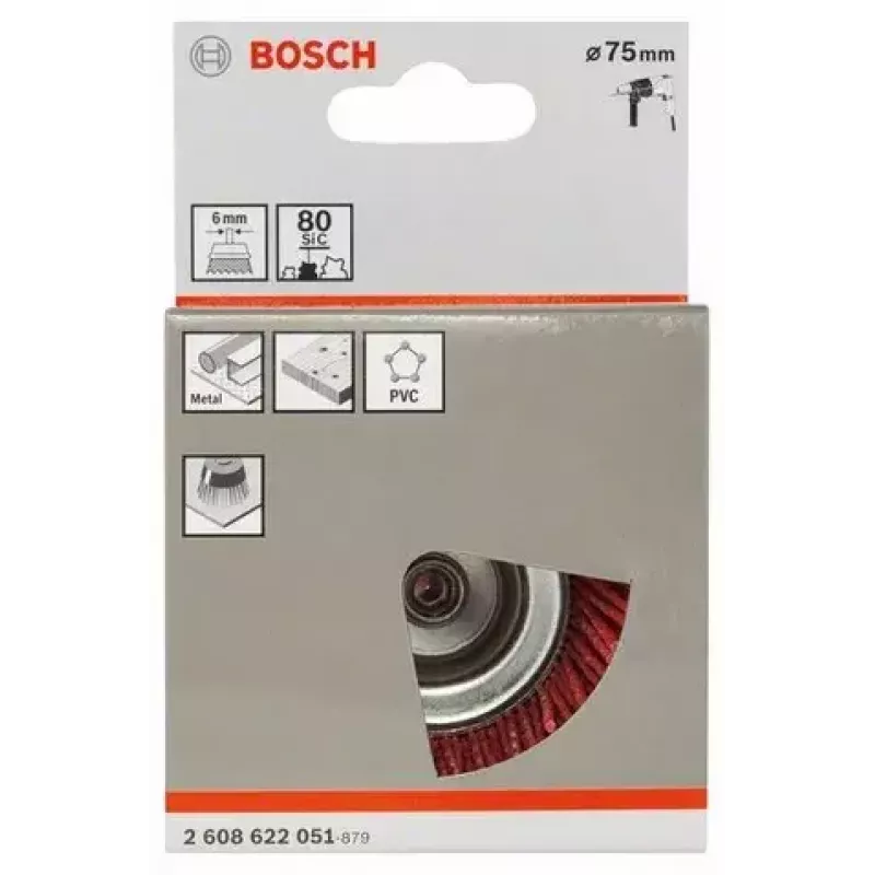 Bosch 2 608 622 051 stiepļu birste kausveida 7,5 cm
