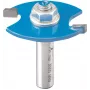 KWB 754020 noapaļošanas frēze, kāta diametrs 8 mm