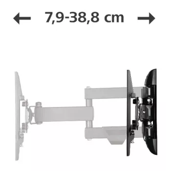 Hama 00220840 TV stiprinājums/pamatne 121.9 cm (48 collas) Melns