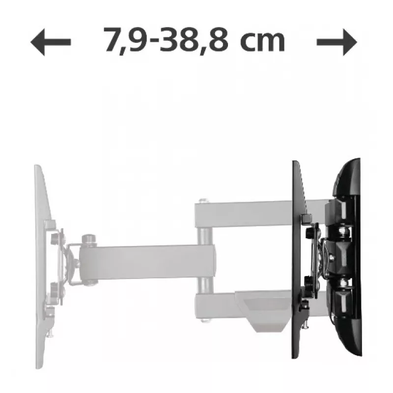 Hama 00220840 TV stiprinājums/pamatne 121.9 cm (48 collas) Melns