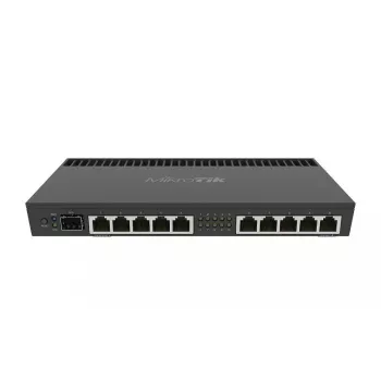 Vadu maršrutētājs MikroTik RB4011IGS+RM Gigabit Ethernet Melns