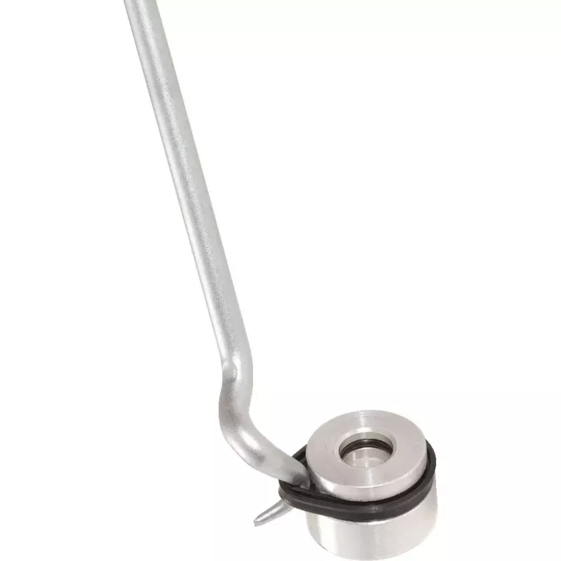 Skrāpis KS Tools 550.1070 ar smailu galu, melni-sarkans rokturis