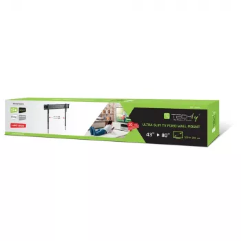 Techly ICA-PLB 736F TV stiprinājums 2.03 m (80 collas) Melns