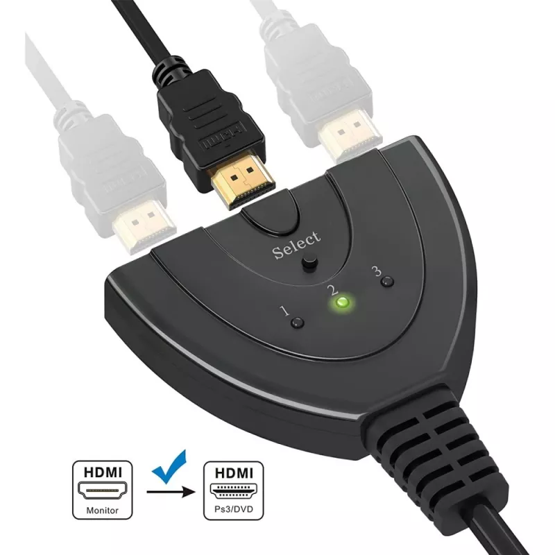 Techly IDATA HDMI-3F30 video slēdzis