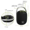 Techly ICASBL321BK pārnēsājams mono skaļrunis, melns, 5 W