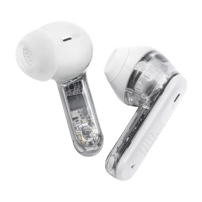 Austiņas JBL Tune Flex 2 Ghost Edition — True Wireless (TWS) iekšauss, Bluetooth, 20–20000 Hz, Balta