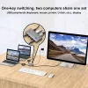 Techly IDATA KVM-DPC8K KVM slēdzis, pelēks