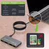 Techly IDATA KVM-DPC8K KVM slēdzis, pelēks