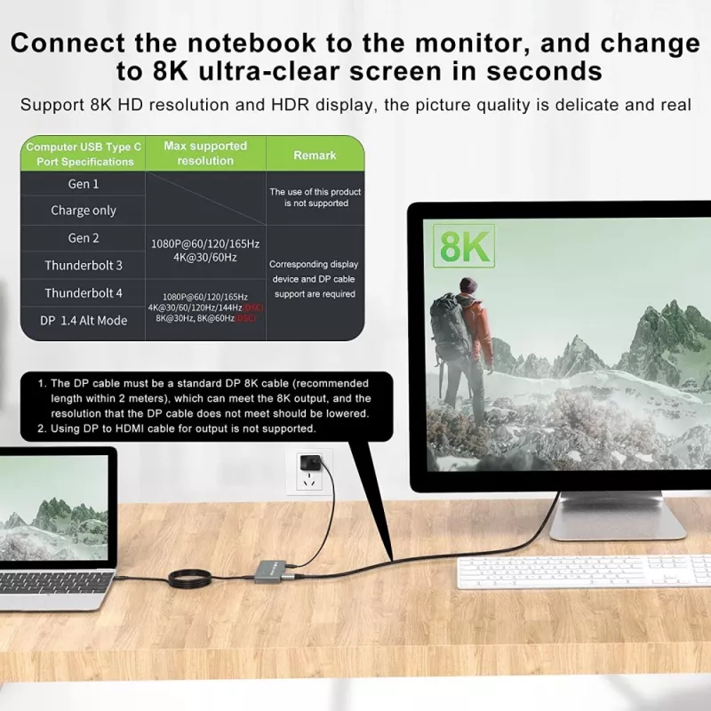 Techly IDATA KVM-DPC8K KVM slēdzis, pelēks