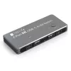 Techly IDATA KVM-DPC8K KVM slēdzis, pelēks