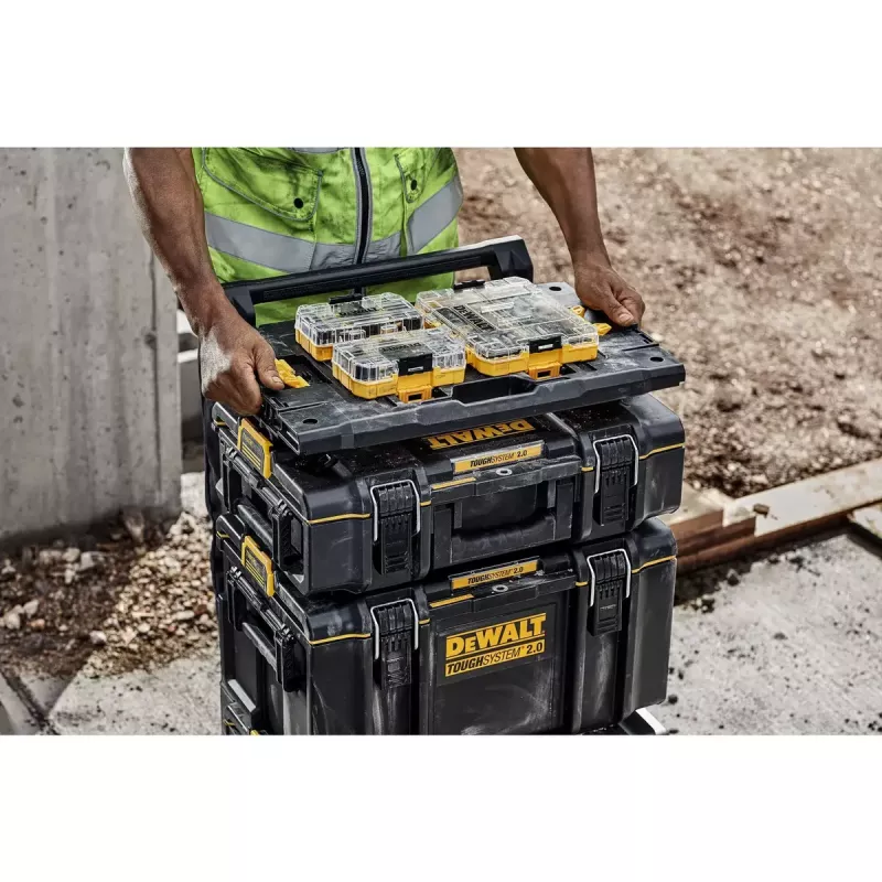 DeWALT DWST08017-1 instrumentu uzglabāšanas kaste, platums 342 mm, augstums 53 mm, svars 1.75 kg