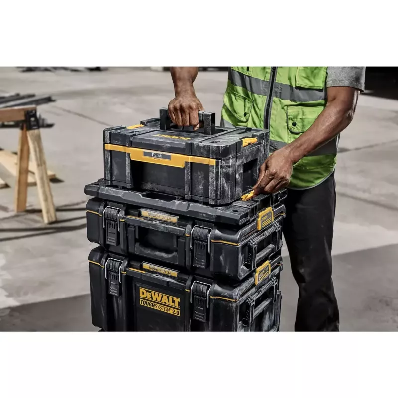 DeWALT DWST08017-1 instrumentu uzglabāšanas kaste, platums 342 mm, augstums 53 mm, svars 1.75 kg