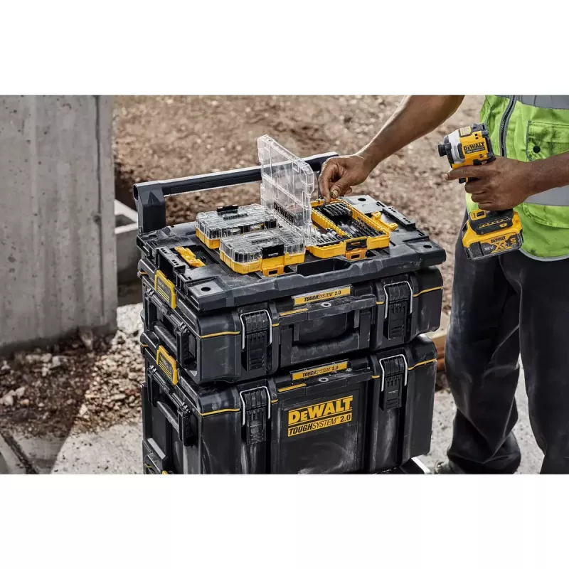 DeWALT DWST08017-1 instrumentu uzglabāšanas kaste, platums 342 mm, augstums 53 mm, svars 1.75 kg