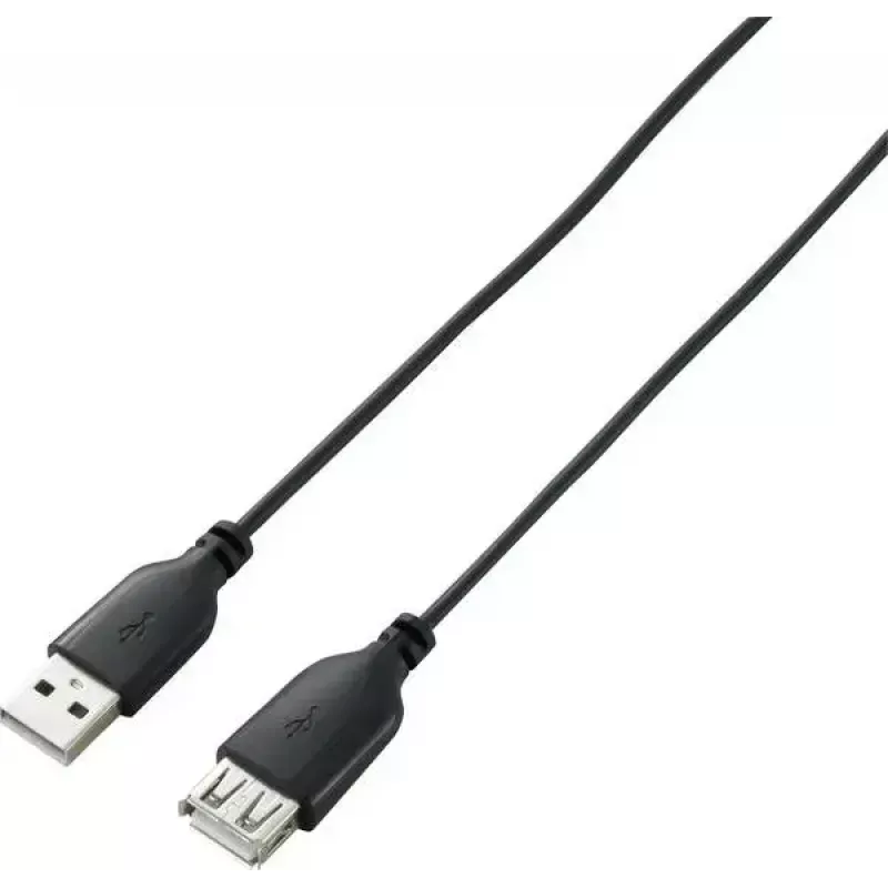 USB 2.0 kabelis Renkforce RF-4080795, USB A līdz USB A, 1 m, melns