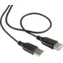 USB 2.0 kabelis Renkforce RF-4080795, USB A līdz USB A, 1 m, melns