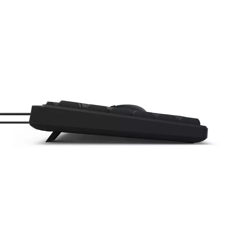 Hama CKM-200 tastatūra ar peli, mājām/birojam, USB, QWERTZ, vācu izkārtojums, melna