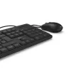 Hama CKM-200 tastatūra ar peli, mājām/birojam, USB, QWERTZ, vācu izkārtojums, melna