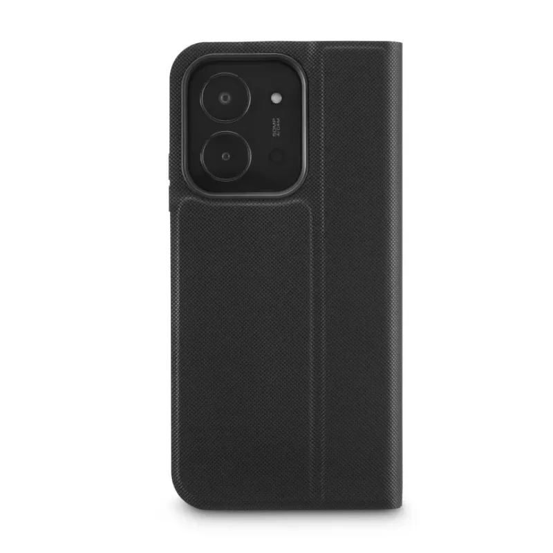 Folio maciņš HAMA Daily Protect Xiaomi Redmi 15C — 17,5 cm (6,9 inch), melns, 2 kabatiņas kartēm, galda statīvs