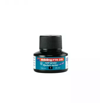 Edding ED-FTK25-001 pildījums marķierim, melna tinte, 25 ml, 1 gab.