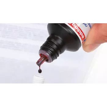 Pildviela marķierim Edding T-25, sarkanā krāsā, 30 ml, viena pudele