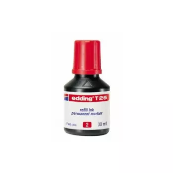 Pildviela marķierim Edding T-25, sarkanā krāsā, 30 ml, viena pudele