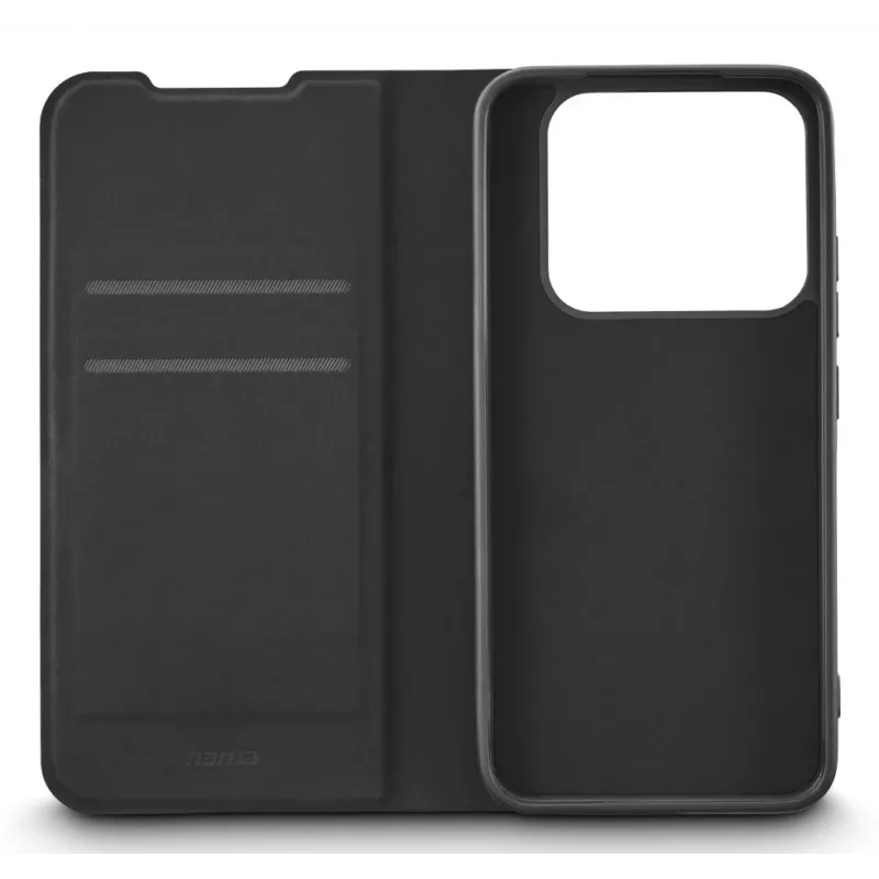 Folio telefona maciņš HAMA Daily Protect Xiaomi 15T Pro — 17,4 cm (6,83 collu) ekrāniem, melns, 2 kabatiņas kartēm, galda statīvs