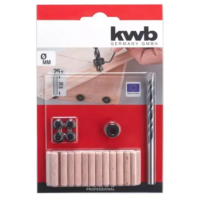 Urbja uzgalis KWB 028106, diametrs 1 cm, viengabala blistera iepakojumā