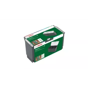 Uzglabāšanas kaste Bosch SystemBox taisnstūra polipropilēna 235×105×133 mm Melna/Pelēka