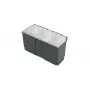 Uzglabāšanas kaste Bosch SystemBox taisnstūra polipropilēna 235×105×133 mm Melna/Pelēka