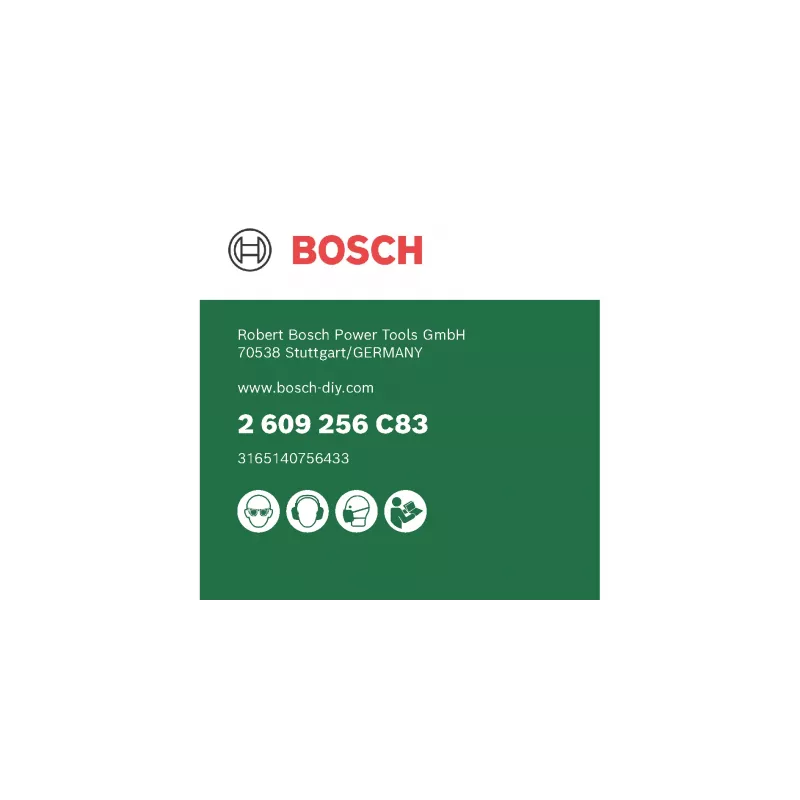Bosch 2 609 256 C83 ripzāģa asmens 1 gab.