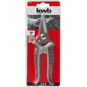 Zāles šķēres KWB 926790 garais rokturis taisns asmens 190 mm