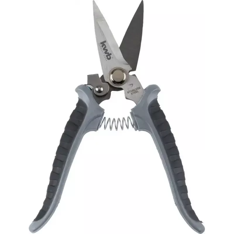 Zāles šķēres KWB 926790 garais rokturis taisns asmens 190 mm