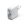 Hama 00201957 universāls sienas lādētājs balts 2×USB-C ātra uzlāde 0.7 m