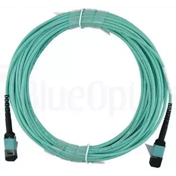 Šķiedru optikas kabelis BlueOptics CBX-STC012BPF-MXXN-MXXN-020M MTP OM4 20m Tirkīza