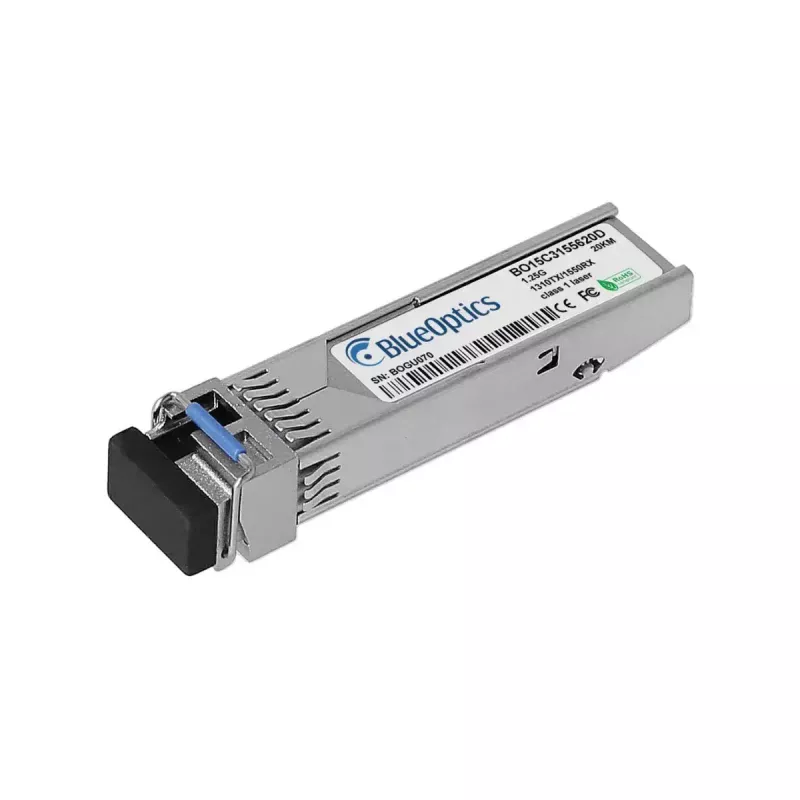 BlueOptics IE-SFP-1GE-SM-10-BIDI-TX1310-BO SFP vienmoda optiskais raidītājs LC alumīnijs 20g