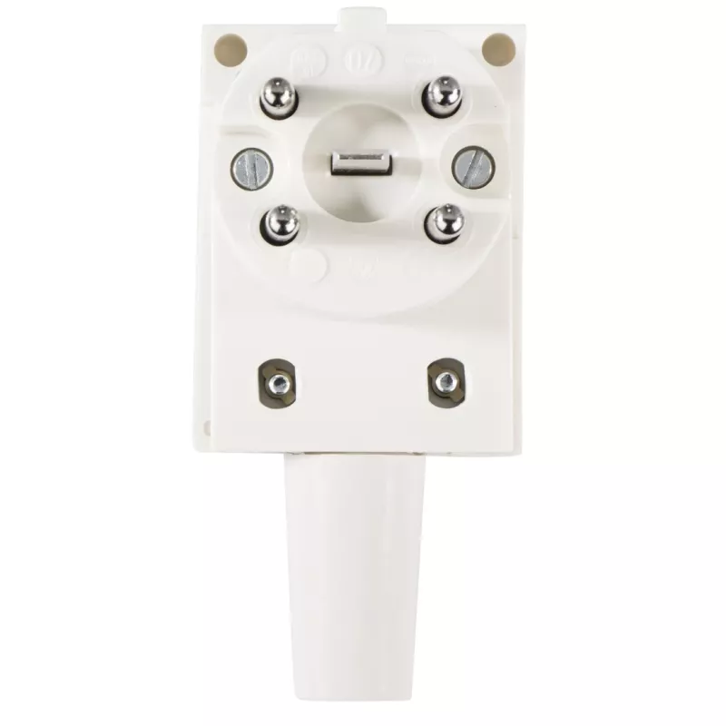 Hama 00220799 elektriskā spraudkontaktdakša Balta