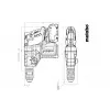 Metabo KH 18 LTX BL 28 Q 1000 RPM SDS Plus āmururbis