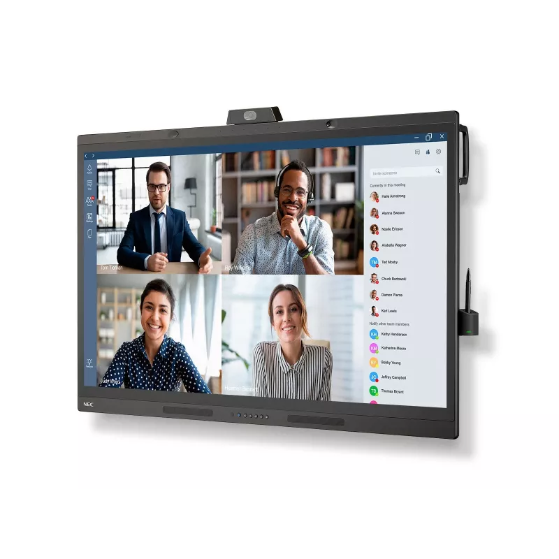 NEC WD551 interaktīvā tāfele 139.7 cm (55 collas) 3840 x 2160 pikseļi Skārienekrāns