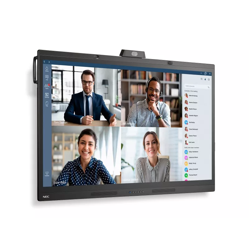 NEC WD551 interaktīvā tāfele 139.7 cm (55 collas) 3840 x 2160 pikseļi Skārienekrāns