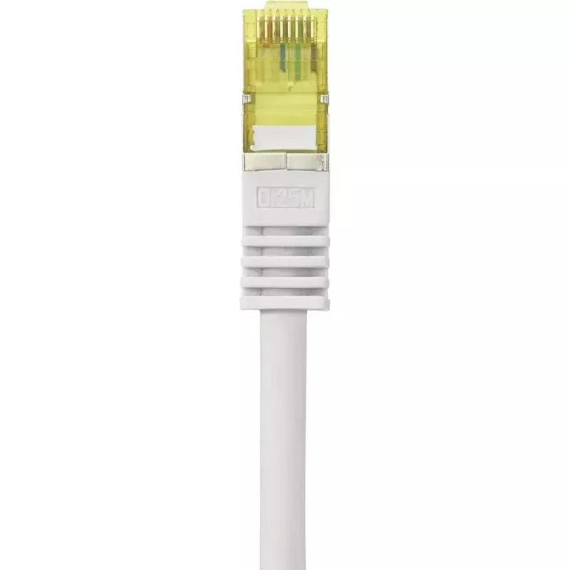 Tīkla kabelis Renkforce RF-4149858 0.25m Cat6a S/FTP Pelēks