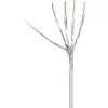 Tīkla kabelis Renkforce RF-4149858 0.25m Cat6a S/FTP Pelēks