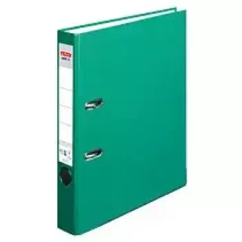 Herlitz A4 mape ar gredzeniem, 5 cm muguriņa, zaļa
