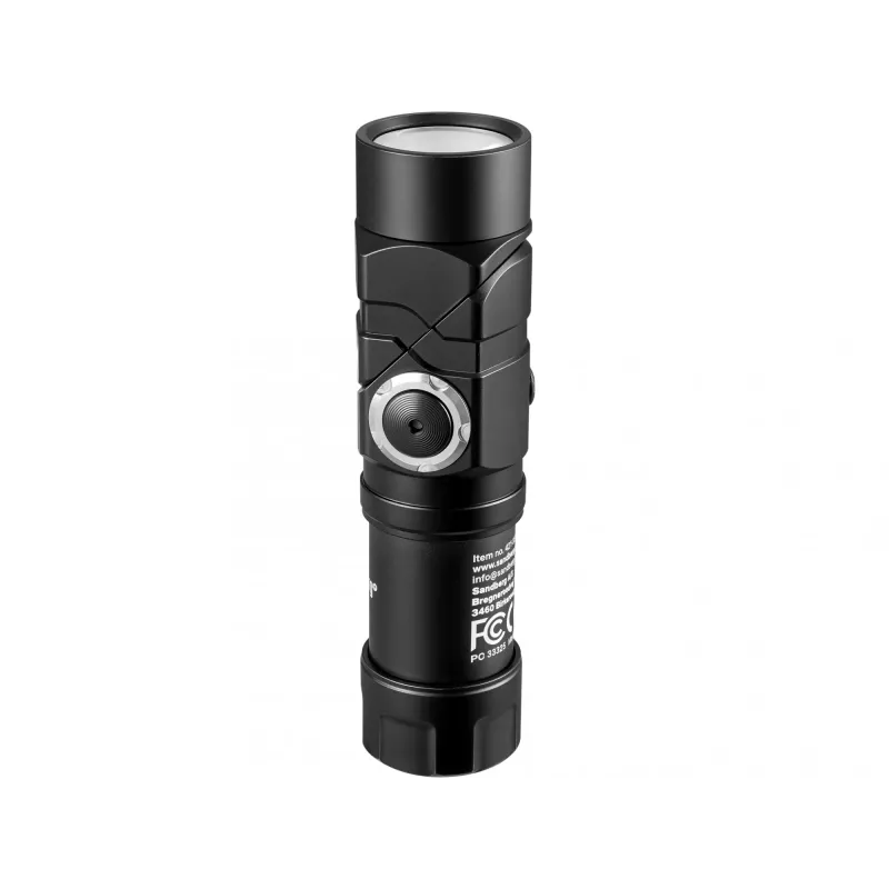 Sandberg Headlamp 500 Duo galvaslampa, melna, alumīnijs, IP44, LED, 25 lm