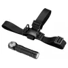 Sandberg Headlamp 1000 Pro, galvaslampa ar lenti, melna, alumīnijs, IP66, LED, 25 lm